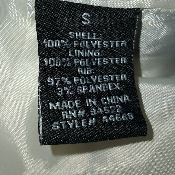 SAY WHAT? WHITE & BLACK FAUX FUR JACKET SZ.S EUC - Picture 4 of 5